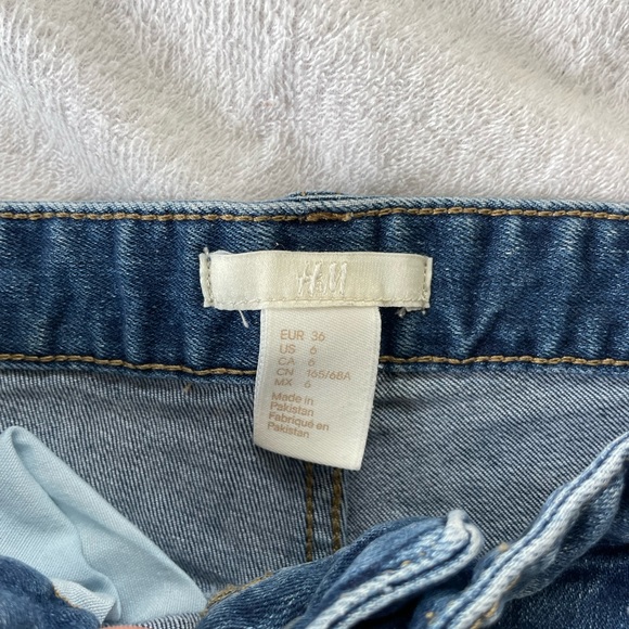H&M Jean shorts - blue & white (2 pairs total) - Picture 2 of 4